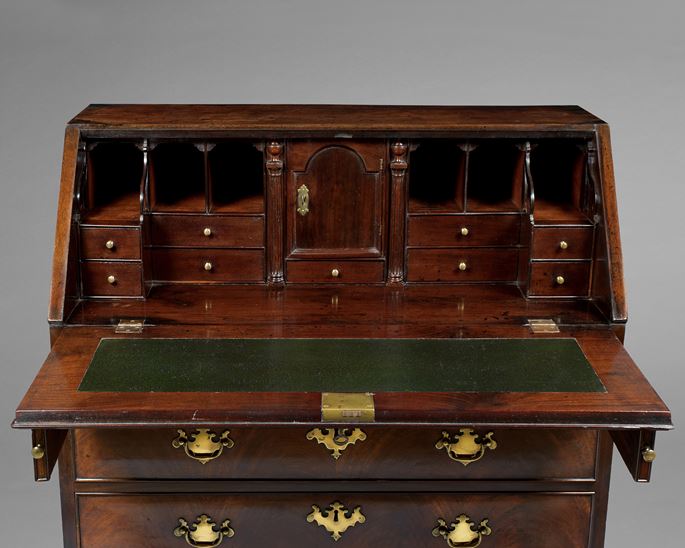 A George II period mahogany bureau | MasterArt